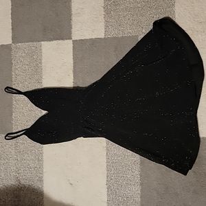 Yabes, Small, black with silver sparkles